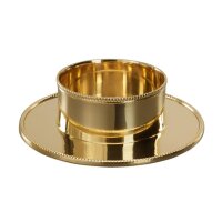 Kerzenleuchter goldfarben für KerzenD 6cm