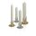 Kerzenleuchter silberfarben für KerzenD 4cm