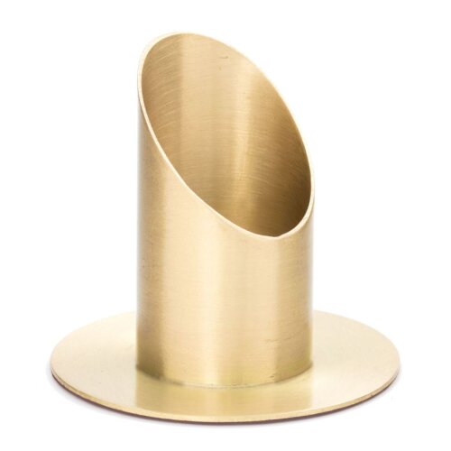 Kerzenleuchter goldfarben für Kerzen D 4cm