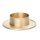 Kerzenleuchter goldfarben für KerzenD 6cm