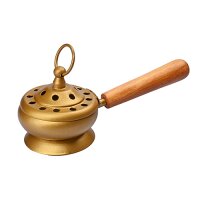 Räucherpfännchen goldfarben