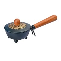 Räucherpfännchen blau-gold