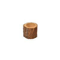 2 in 1 Holzleuchter für Stabkerzen und Teelichter