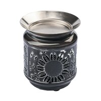 Öllampe „Solea“ schwarzes emaille-Finish