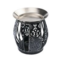 Öllampe „Florin“ schwarzes emaille-Finish