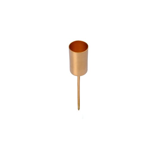 Kerzenstecker 22mm Altgold