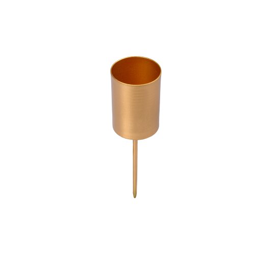 Kerzenstecker 35mm Altgold