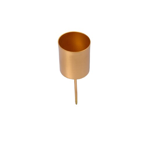 Kerzenstecker 40mm Altgold
