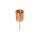 Kerzenstecker 40mm mit Sternen Altgold