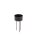 Kerzenstecker 48mm schwarz