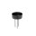 Kerzenstecker 68mm schwarz