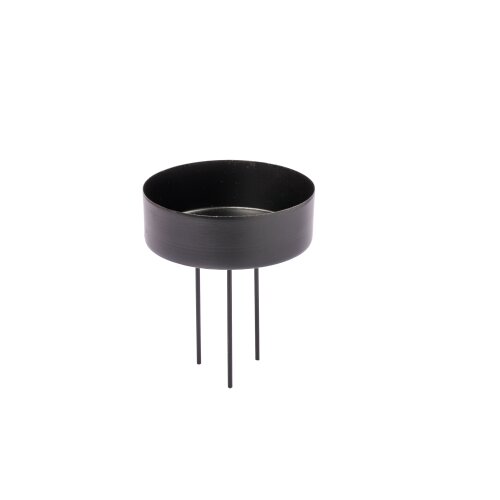 Kerzenstecker 78mm schwarz