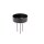 Kerzenstecker 78mm schwarz