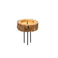 Kerzenstecker Holz 58mm