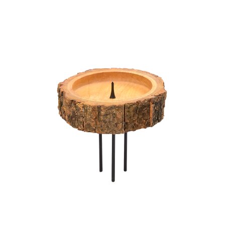 Kerzenstecker Holz 78mm